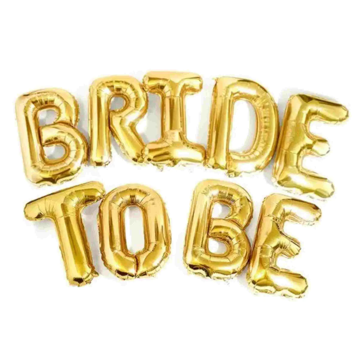 Rose Gold “Bride To Be” Foil Balloon Banner for Bridal Shower
