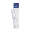 Kidco 6 Inch Clear Plastic Ruler | Smooth Edges | Dual Scale cm and Inches | Pack of 12