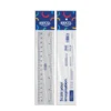 Kidco 6 Inch Clear Plastic Ruler | Smooth Edges | Dual Scale cm and Inches | Pack of 36