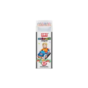 ORO Coloroid Tin Jar 36 Colored Pencils Set