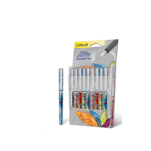 Buy Dollar Bliss Fountain Pen Pack of 10 Online in Pakistan