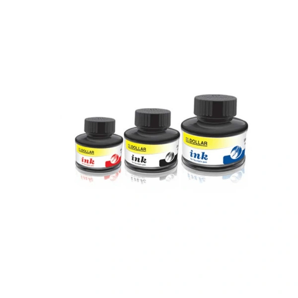 Dollar Fountain Pen Ink | Blue Black Red Green Ink Bottles