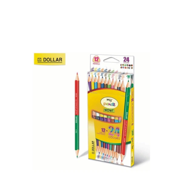 Dollar My Color Pencil Dual Side Color Set | Coloring Pencils