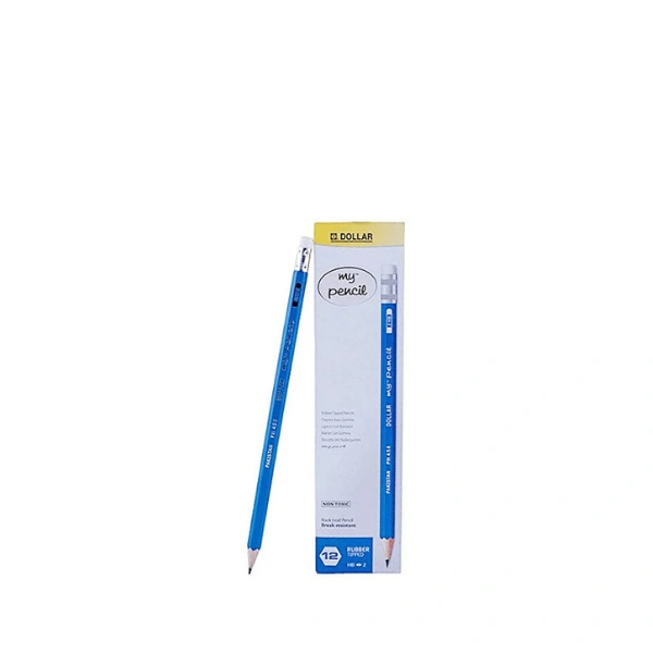 Dollar My Pencil with Eraser Pack of 12