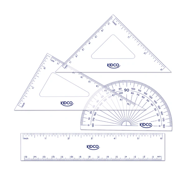 Kidco Geometry Toolkit 4 Piece Set
