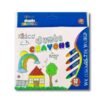 KIDCO Jumbo Crayons 12 Pcs Pack | Non Toxic Wax Crayons for Kids