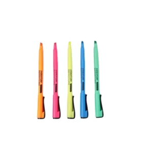 Multicolored Highlighter Pack of 5