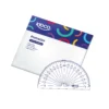 Kidco Protractor 100mm, 180 Degree, Shatter Resistant