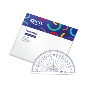 Kidco Protractor 100mm, 180 Degree, Shatter Resistant