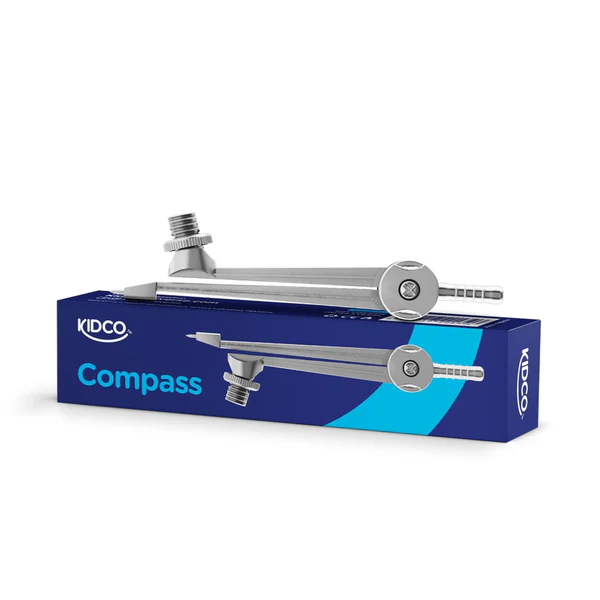 Mathematical Compass, Metal Geometry Tool for School and Exams